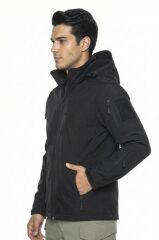 Single Sword Su Geçirmez Outdoor Softshell Taktik Erkek Mont SİYAH - L