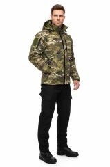 Single Sword Su Geçirmez Outdoor Softshell Taktik Erkek Mont MULTİCAM - 2XL