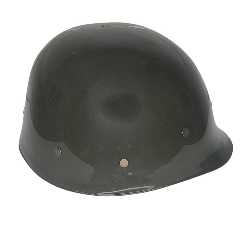 Tören Miğferi Haki Renk Parlak Plastik Tören Harici Miğfer