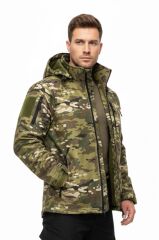 Single Sword Su Geçirmez Outdoor Softshell Taktik Erkek Mont MULTİCAM - 3XL