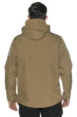 Single Sword Su Geçirmez Outdoor Softshell Taktik Erkek Mont BEJ - S