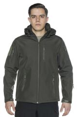Single Sword Su Geçirmez Outdoor Softshell Taktik Erkek Mont HAKİ - L