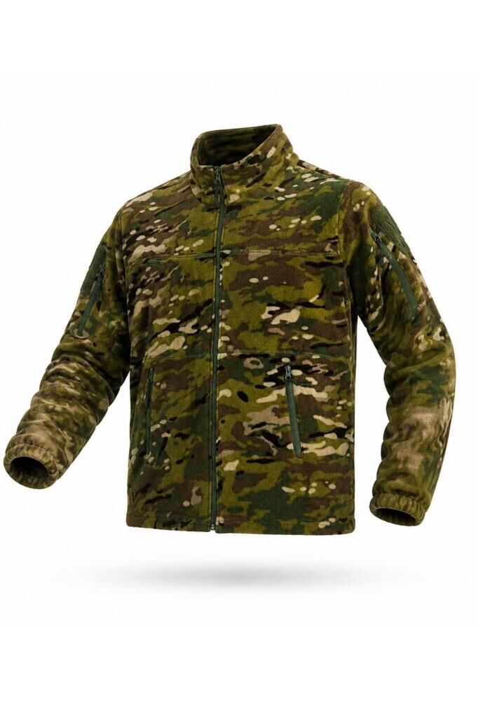Single Sword Askeri ve Outdoor Erkek&Kadın Taktik Polar Mont-Hırka-Ceket MULTİCAM - S