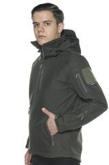 Single Sword Su Geçirmez Outdoor Softshell Taktik Erkek Mont HAKİ - 3XL