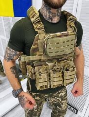 Single Sword Pratik Tak Çıkar Özellikli Tokalı Kod-7 Yan Korumalı Akrep Hücum Yeleği PİKSEL