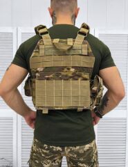 Single Sword Pratik Tak Çıkar Özellikli Tokalı Kod-7 Yan Korumalı Akrep Hücum Yeleği