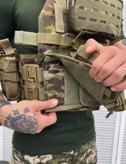 Single Sword Pratik Tak Çıkar Özellikli Tokalı Kod-7 Yan Korumalı Akrep Hücum Yeleği