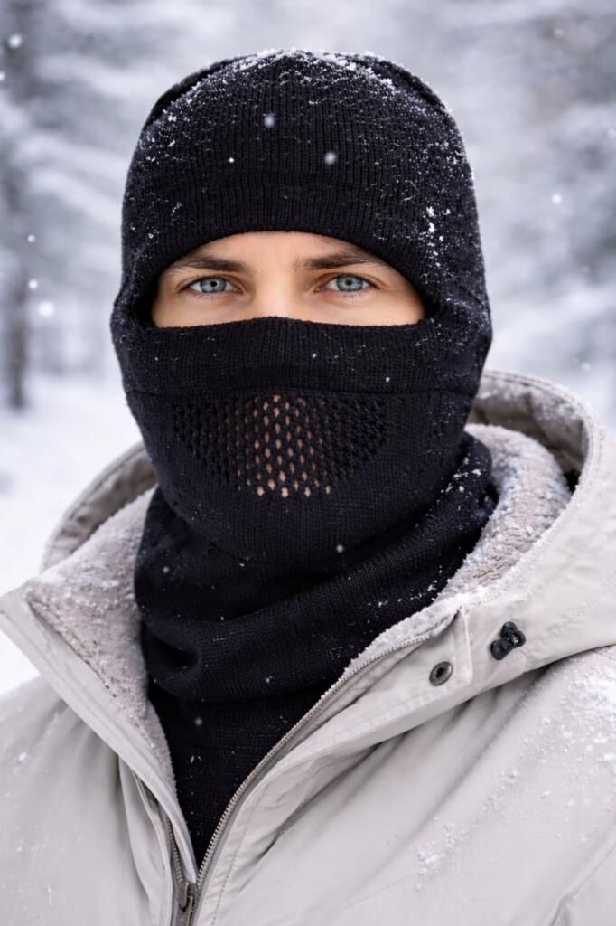 Single Sword Modüler Kar Maskesi SİYAH