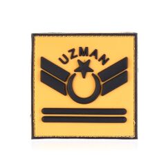 Single Sword Plastik Patch - Peç Uzman Rütbe UZM.KD4 - UZM.KD4
