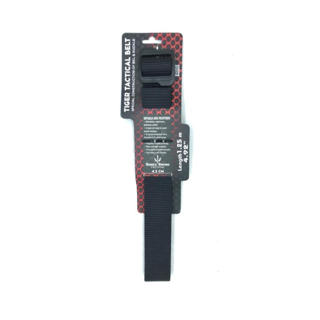Single Sword Tactical Kemer SİYAH - 135 CM