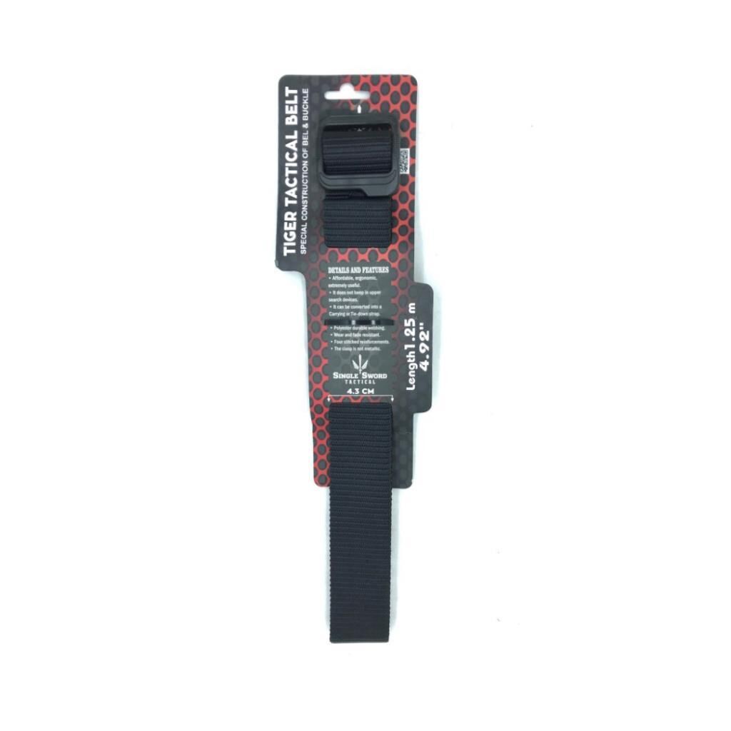 Single Sword Tactical Kemer SİYAH - 135 CM