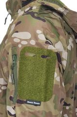 Single Sword Su&Rüzgar Geçirmez Outdoor Softshell Kışlık Erkek Mont (Kapüşonlu) MULTİCAM - L