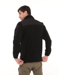 Single Sword Erkek&Kadın Taktik Garni Polar Mont-Hırka-Ceket TP01 SİYAH - 3XL