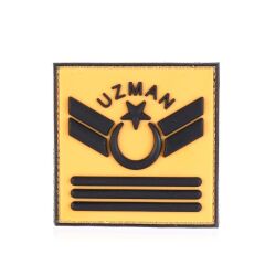 Single Sword Plastik Patch - Peç Uzman Rütbe UZM.KD4 - UZM.KD4