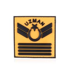 Single Sword Plastik Patch - Peç Uzman Rütbe UZM.KD4 - UZM.KD4