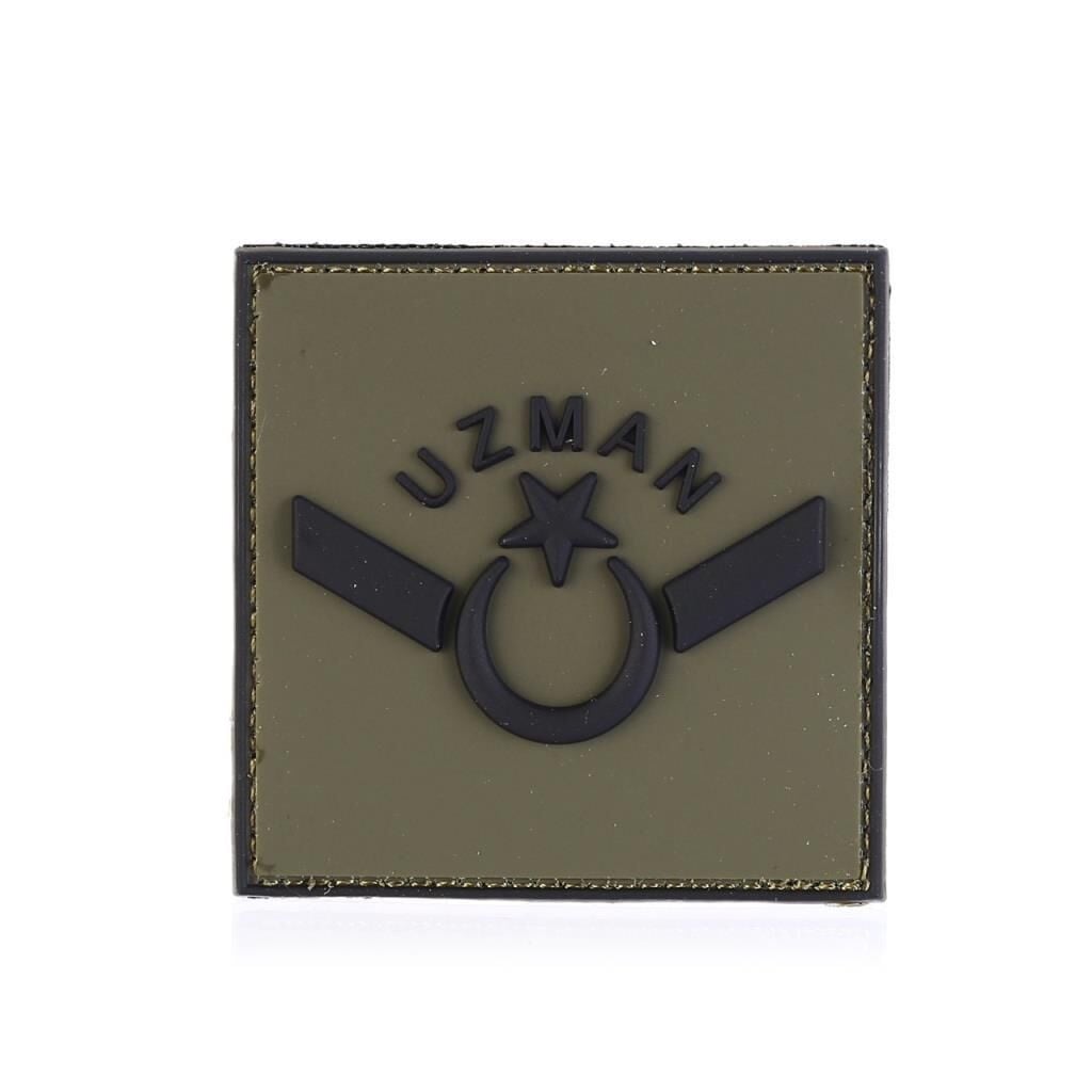 Single Sword Plastik Patch - Peç Uzman Rütbe UZM.ÇVŞ - UZM.ÇVŞ