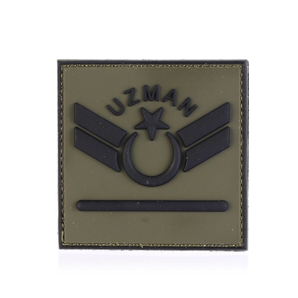 Single Sword Plastik Patch - Peç Uzman Rütbe UZM.KD1 - UZM.KD1