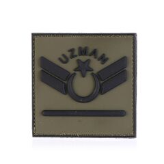 Single Sword Plastik Patch - Peç Uzman Rütbe UZM.KD1 - UZM.KD1