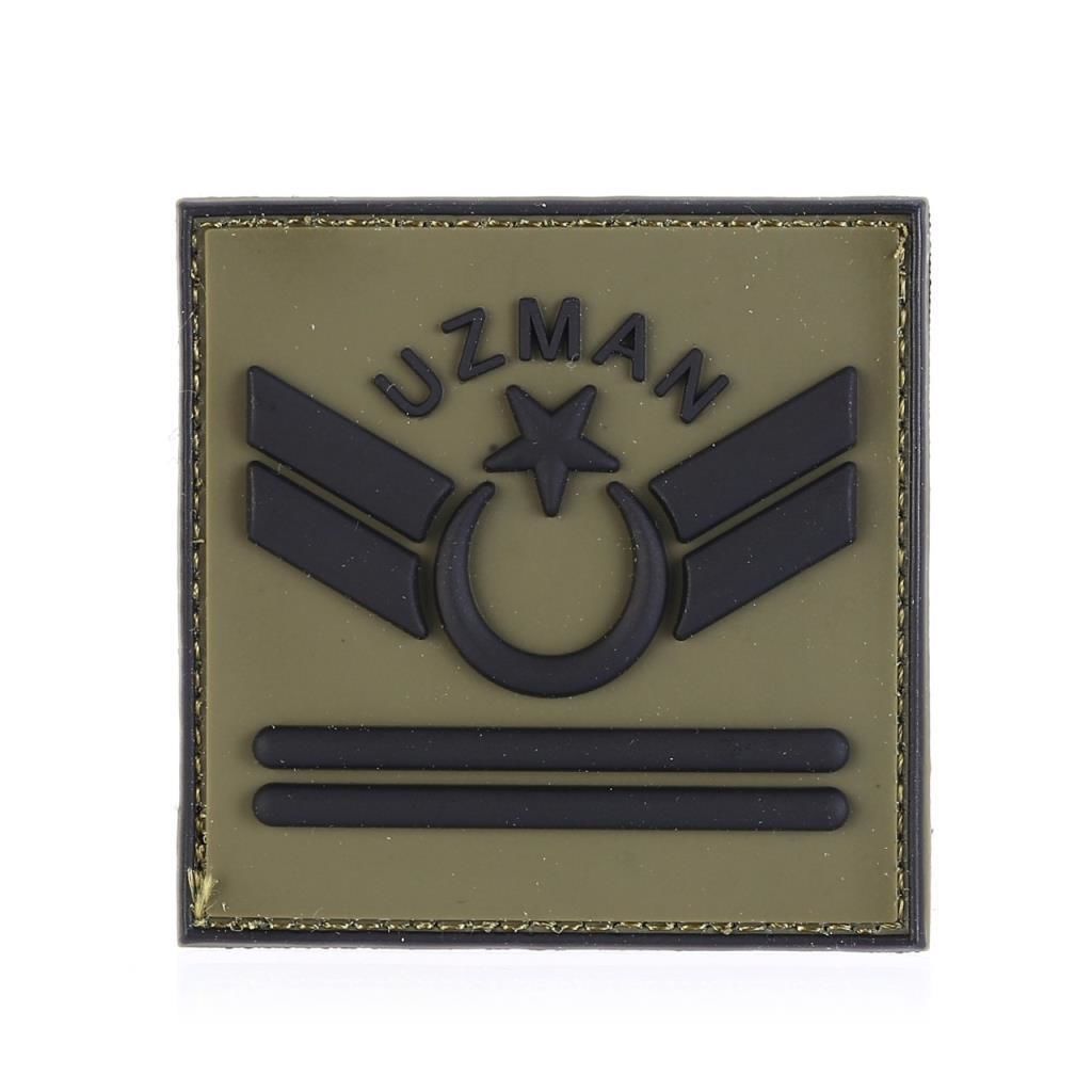 Single Sword Plastik Patch - Peç Uzman Rütbe UZM.KD2 - UZM.KD2