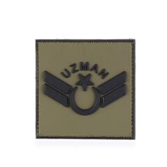 Single Sword Plastik Patch - Peç Uzman Rütbe UZM.KD3 - UZM.KD3