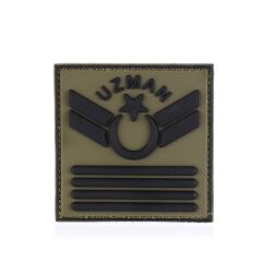 Single Sword Plastik Patch - Peç Uzman Rütbe UZM.KD3 - UZM.KD3