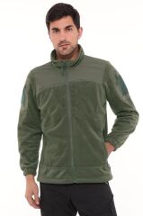 Single Sword Erkek&Kadın Taktik Garni Polar Mont-Hırka-Ceket TP01 HAKİ - M