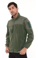 Single Sword Erkek&Kadın Taktik Garni Polar Mont-Hırka-Ceket TP01 HAKİ - M