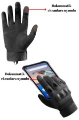 Single Sword Taktik Dokunmatik Parmak Uçlu Eldiven