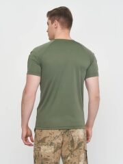 Single Sword SS Yakasıız Kısa Kol Tişört – LACOS Kumaş HAKİ - 3XL