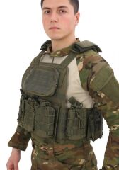 Single Sword Kasırga Tactical Balistik Plaka Takılabilen Açık Cepli Hücum Yeleği ATACS