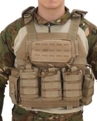 Single Sword Kasırga Tactical Balistik Plaka Takılabilen Açık Cepli Hücum Yeleği BEJ