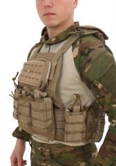 Single Sword Kasırga Tactical Balistik Plaka Takılabilen Açık Cepli Hücum Yeleği BEJ