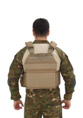 Single Sword Kasırga Tactical Balistik Plaka Takılabilen Açık Cepli Hücum Yeleği BEJ