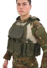 Single Sword Kasırga Tactical Balistik Plaka Takılabilen Açık Cepli Hücum Yeleği HAKİ