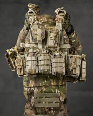 Single Sword Balistik Plaka Takılabilir Yan Korumalı Kasık Korumalı Sırt Çantalı PİKSEL