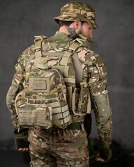 Single Sword Balistik Plaka Takılabilir Yan Korumalı Kasık Korumalı Sırt Çantalı PİKSEL