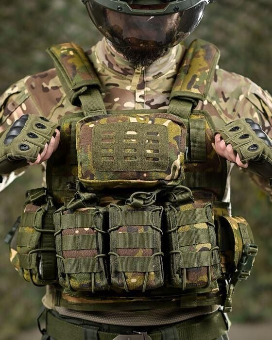 Single Sword Kasırga Tactical Balistik Plaka Takılabilen Açık Cepli Hücum Yeleği MULTİCAM