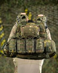 Single Sword Kasırga Tactical Balistik Plaka Takılabilen Açık Cepli Hücum Yeleği MULTİCAM