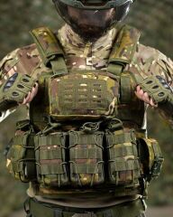 Single Sword Kasırga Tactical Balistik Plaka Takılabilen Açık Cepli Hücum Yeleği MULTİCAM