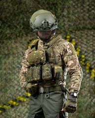 Single Sword Kasırga Tactical Balistik Plaka Takılabilen Açık Cepli Hücum Yeleği MULTİCAM
