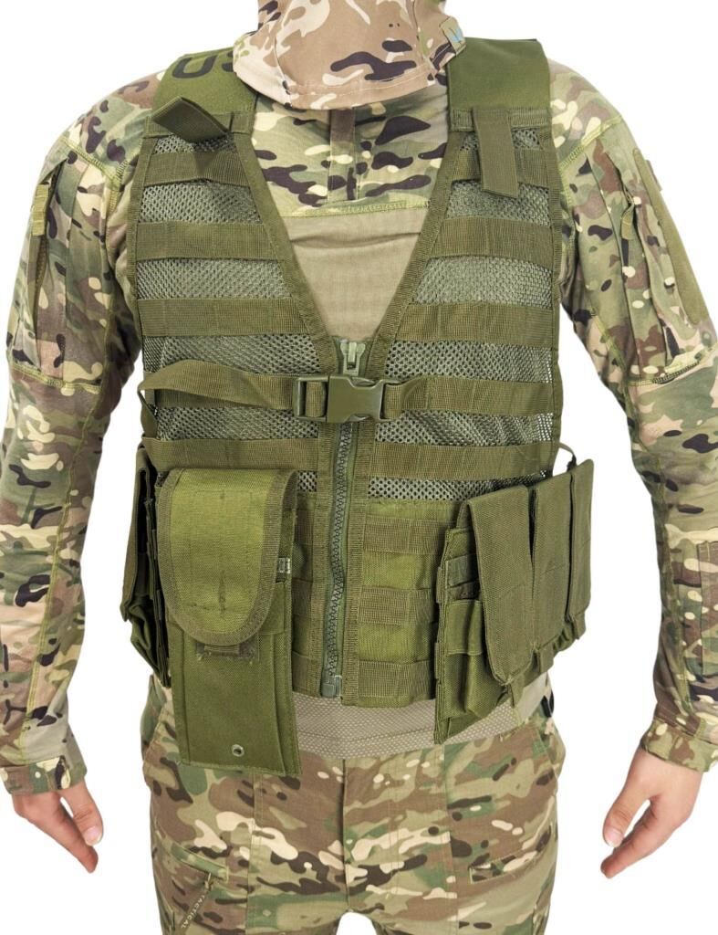 Hücum Yeleği Fermuarlı Arka Açık Standart