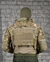 Single Sword Kasık Korumalı Pratik Hücum Yeleği Kod-5 MULTİCAM