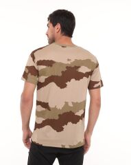 Sword Bisiklet Yaka Kısa Kollu Kamuflaj Erkek T-Shirt Single