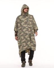 Single Sword Askeri Panço Yağmurluk Kamuflaj Desen XXS - KAMUFLAJ