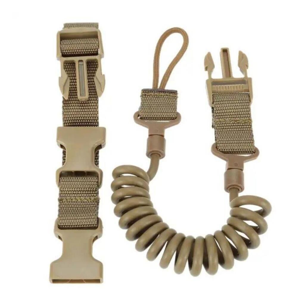 Single Sword SS101 Kablolu Tabanca ve Silah Emniyet İpi BEJ