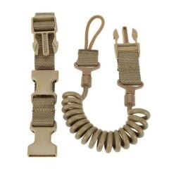 Single Sword SS101 Kablolu Tabanca ve Silah Emniyet İpi BEJ