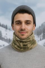 Single Sword Erkek&Kadın Kışlık Polar Boyunluk&Bere BEJ