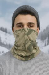 Single Sword Erkek&Kadın Kışlık Polar Boyunluk&Bere Ç.KAMUFLAJ
