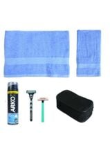 6 Parça Acemi-bedelli Lüks Banyo ve Traş Askerlik Seti