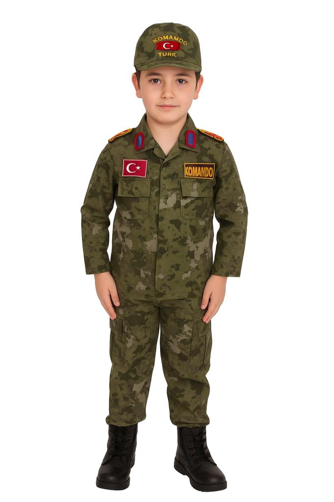 Sword Çocuk Asker Kıyafeti Single Y.TSK - 1